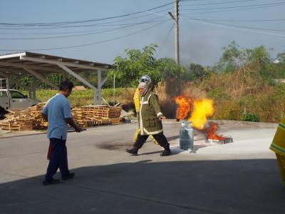 หลักสูตรการฝึกอบรมให้ความรู้ ฝึกซ้อมแผนอพยพหนีไฟ ฝึกอบรมดับเพลิงเบื้องต้น